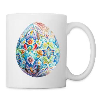 Colorful Easter egg and spring decoration - Mug - white - Right