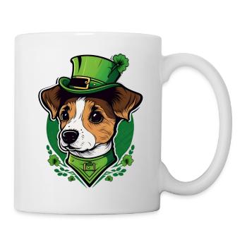Journée Jack Russell St Patrick - Mug blanc - blanc - Droite