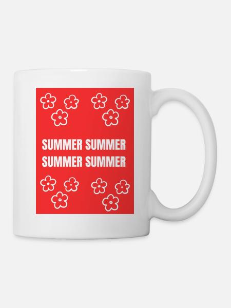 HALLO SUMMER DAY 1 - Tasse - Weiß