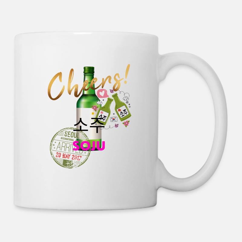 Cheers soju - Mug blanc - blanc