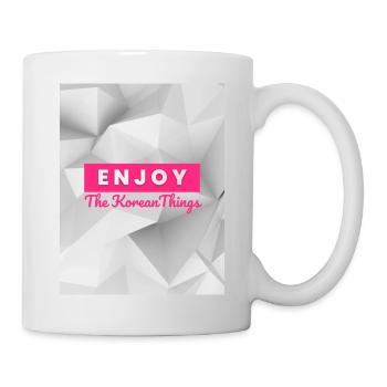 Enjoy korean things - Mug blanc - blanc - Droite