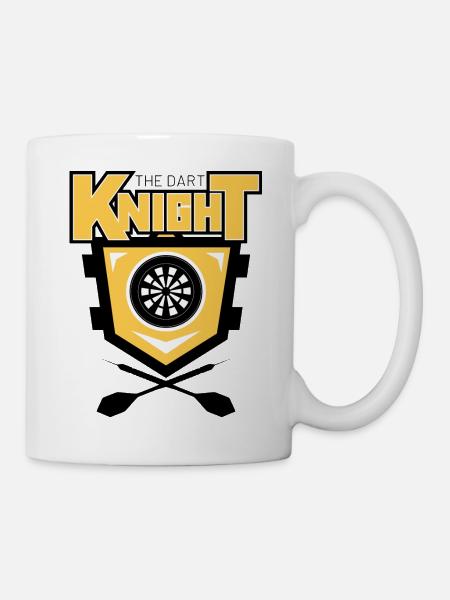 Dart Knight Emblem - Tasse - Weiß
