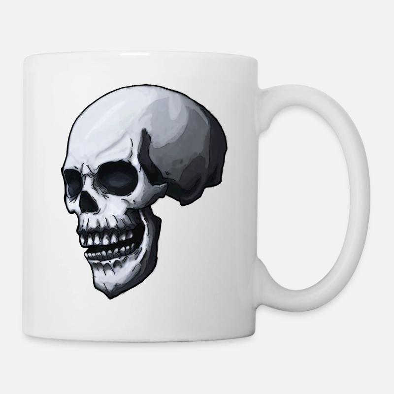 Skull - Mug - white