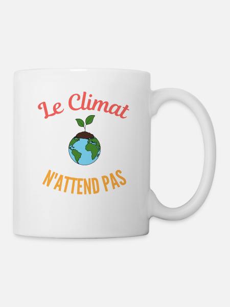 Le climat n'attend pas - Mug blanc - blanc