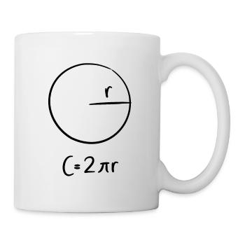 Mathe² - Tasse - Weiß - Rechts
