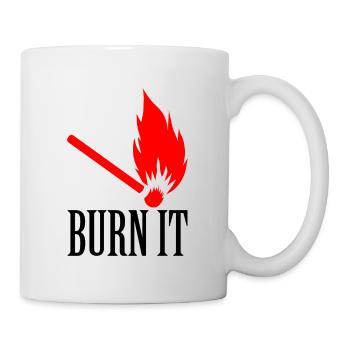 Burn it match - Mug - white - Right
