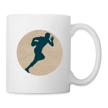 rugby player - Mug - white - Right