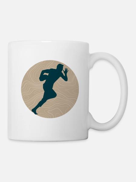 rugby player - Mug - white