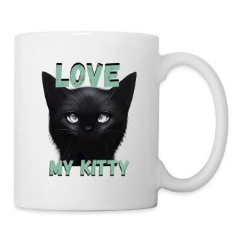 Love my kitty Cat design - Mug - white - Right