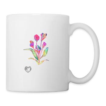 rave killed youth - Tasse - Weiß - Rechts