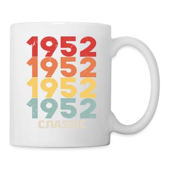 1952 Jubiläum im klassischen Vintage-Stil 1952 - Tasse - Weiß - Rechts