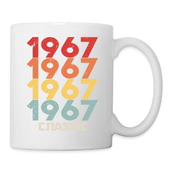 1967 Jubilé dans un style vintage classique 1967 - Mug blanc - blanc - Droite