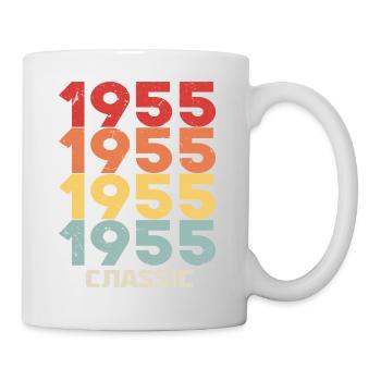 1955 Jubilé dans un style vintage classique 1955 - Mug blanc - blanc - Droite