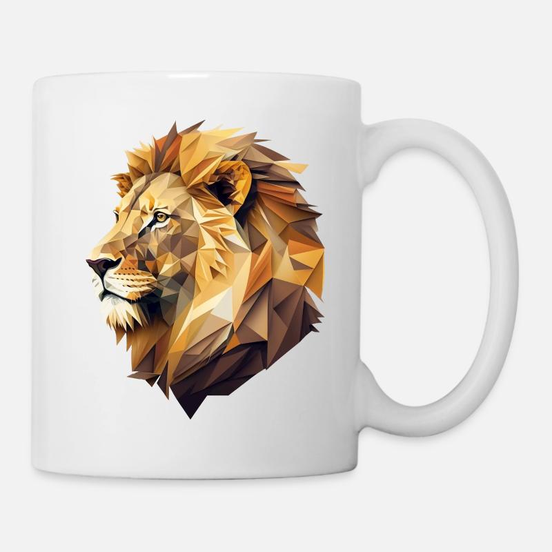 LION - Mug blanc - blanc