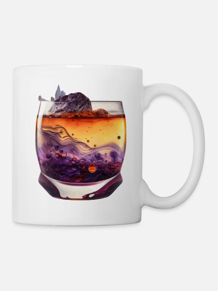 Whiskey Glas Geschenk - Tasse - Weiß
