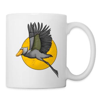 Shoebill Bird Ornithologist Forest I Gift - Mug - white - Right