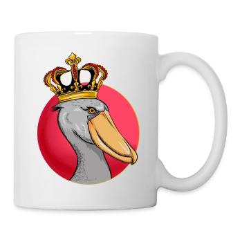 Schuhschnabel Vogel Ornithologe Wald I Geschenk - Tasse - Weiß - Rechts