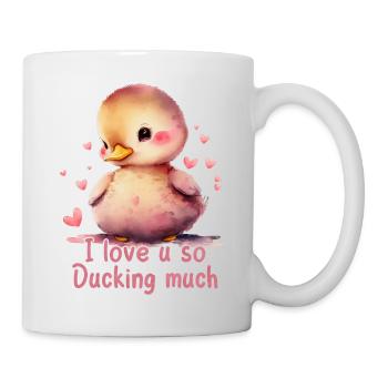I Love You So Ducking Much - Mug - white - Right