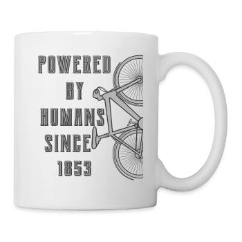 PROPULSÉ PAR L’HOMME DEPUIS 1853 - Mug blanc - blanc - Droite