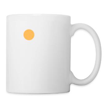 Sonne Abstrakt Sonnenaufgang Berge Natur Geschenk - Tasse - Weiß - Rechts