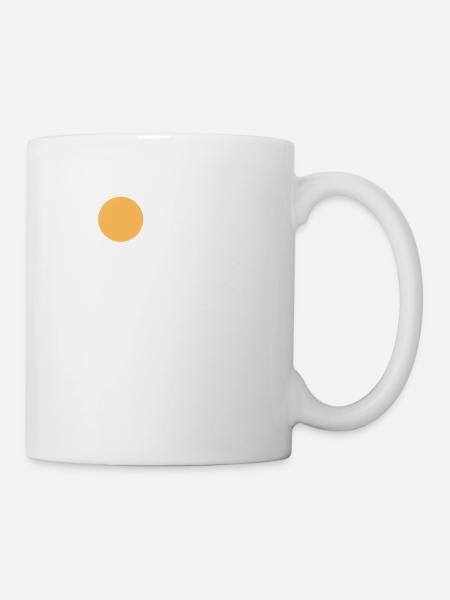 Sun Abstract Sunrise Mountains Nature Gift - Mug - white