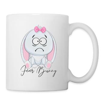 Angsthase - Fear Bunny - Tasse - Weiß - Rechts