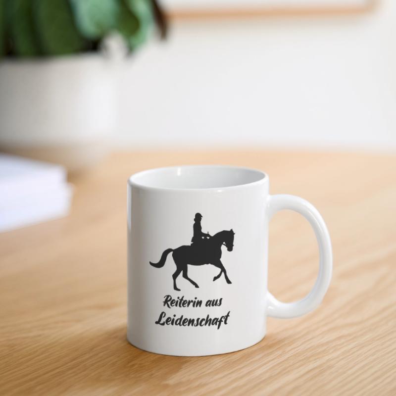 Cavalier passionné Mug blanc