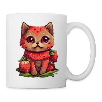 Ragamuffin Strawberry Idée cadeau - Mug blanc - blanc - Droite