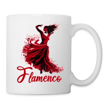 Flamenco Tanz Andalusien Spanischer Tanz - Tasse - Weiß - Rechts