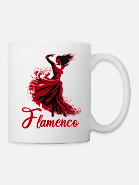 Flamenco Tanz Andalusien Spanischer Tanz - Tasse - Weiß