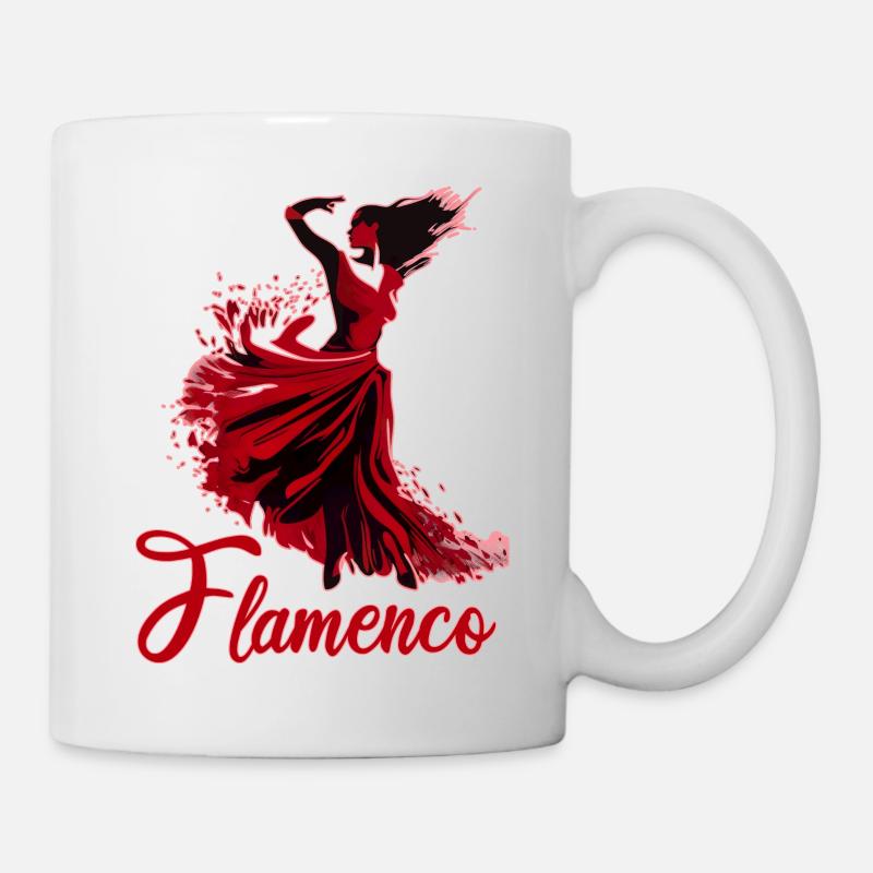 Flamenco Tanz Andalusien Spanischer Tanz - Tasse - Weiß