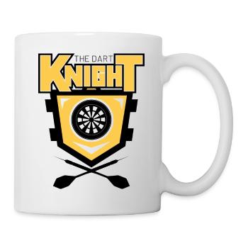 Emblème du chevalier à fléchettes - Mug blanc - blanc - Droite