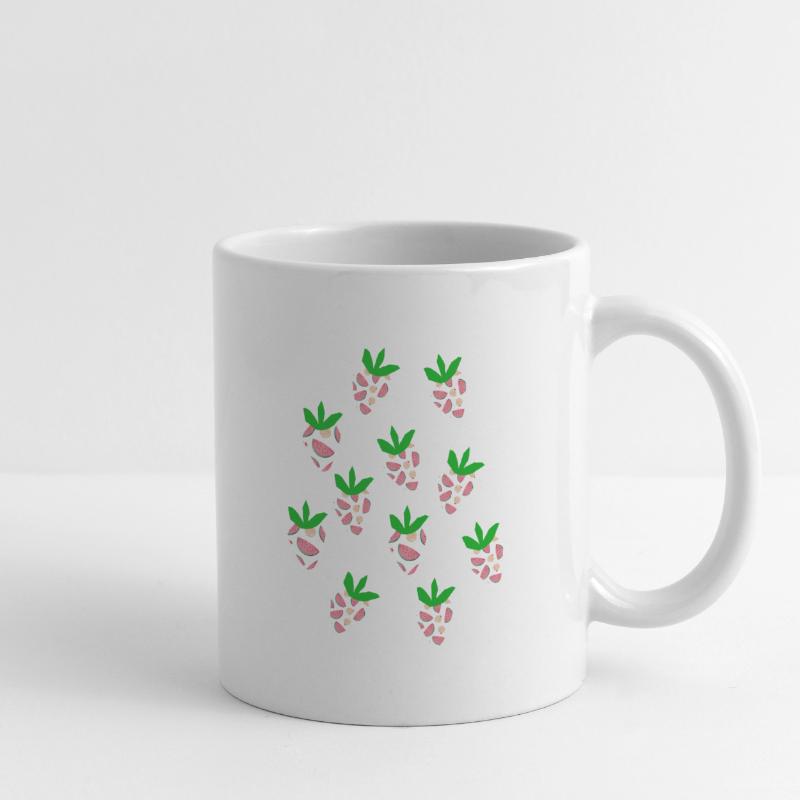 Melone oder Erdbeere? Tasse