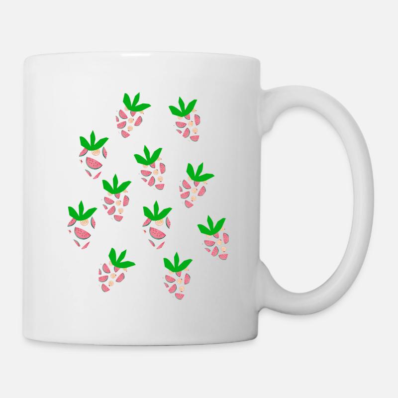 Melon ou fraise? - Mug blanc - blanc
