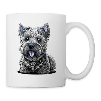 Small West Highland White Terrier - Mug - white - Right