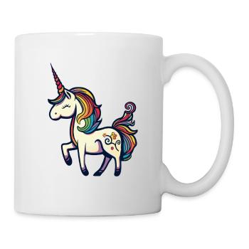 Cute magical unicorn for children and toddlers - Mug - white - Right