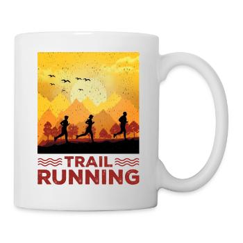 Trail Runner Running Jogging Jogger I Gift - Mug blanc - blanc - Droite