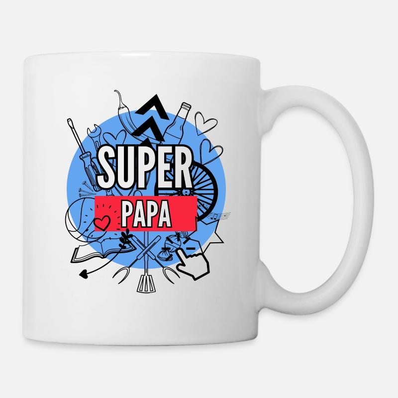 Superdad - Tasse - Weiß