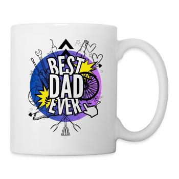 best dad ever - Mug blanc - blanc - Droite