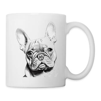 Chiens bouledogue chien propriétaire de chien propriétaire de chien propriétaire de chien - Mug blanc - blanc - Droite