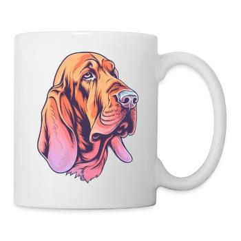 Bloodhound - Tasse - Weiß - Rechts
