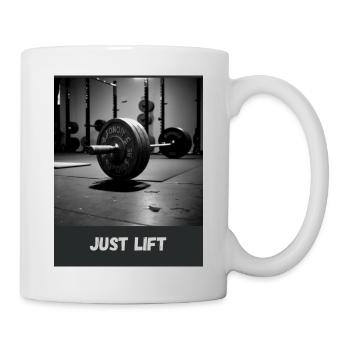 Fitness/Bodybuilding Clothing Design Lift - Tasse - Weiß - Rechts