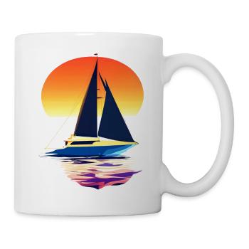Sailing Sailing Sailboat Sailing Ship Sailors - Mug - white - Right