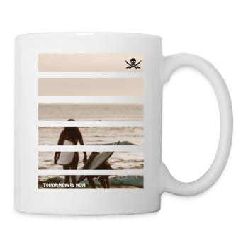 Tomorrow is Now - Tasse - Weiß - Rechts