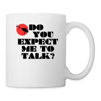 Vous attendez-vous à ce que je parle - Mug blanc - blanc - Droite