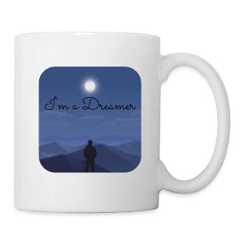 I'm a dreamer - Mug - white - Right