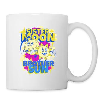 Soeur Lune Frère Soleil - Mug blanc - blanc - Droite