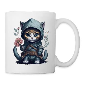 The Ninja Cat – incredible and unforgettable - Mug - white - Right