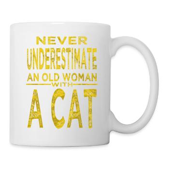 Childbirth Cat Butt Tshirts Funny Quote Gift Idea - Mug - white - Right