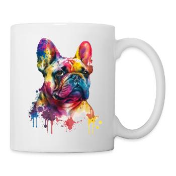 Bouledogue français - Mug blanc - blanc - Droite